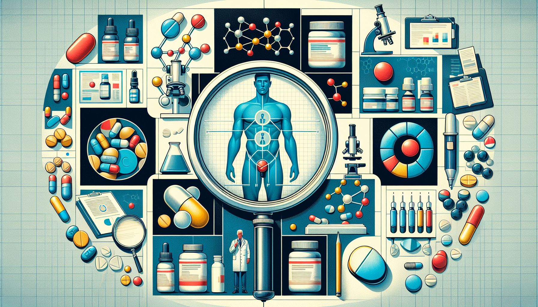 Image of diverse impotence medications and treatments